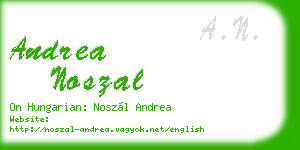 andrea noszal business card
